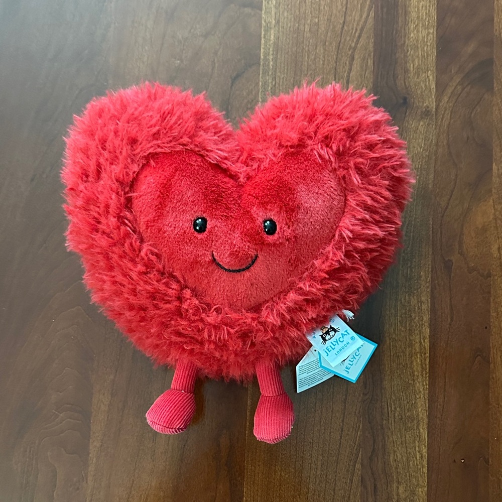 Jellycat NWT Beatie Heart